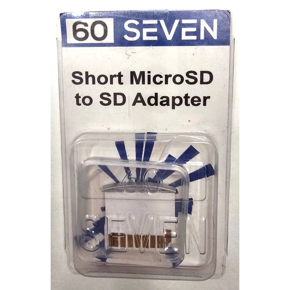 Short MicroSD To SD Adapter Silver For MacBook Air/Pro 13" & 15"